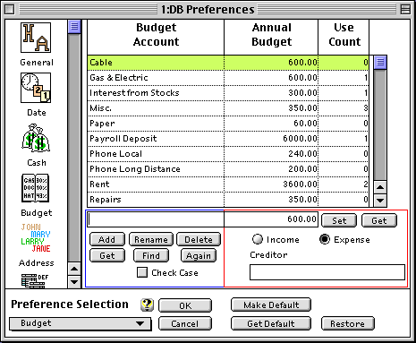 DB Prefs - Budget a4 image