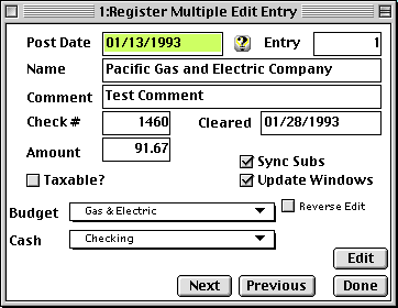 Register Entry - Multiple Edit a4 image