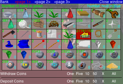 bank screen