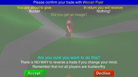 trading confirmation screen